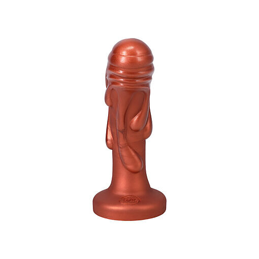 Tantus Magma 7 in. Fantasy Dildo Medium-Firm Copper - Image 5