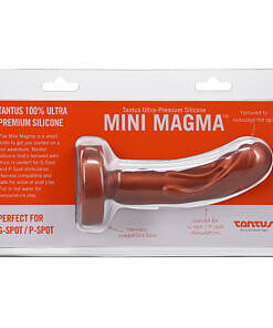 Tantus Mini Magma fantasy dildo in firm copper