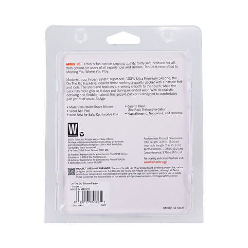 Tantus On The Go Silicone Packer Super Soft Copper - Image 7