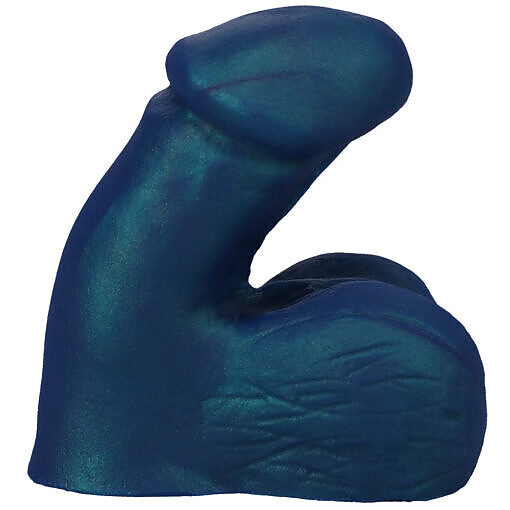 showcasing the velvety shaft and marbled green hue.