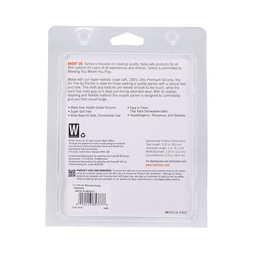 Tantus On The Go Silicone Packer Super Soft Malachite - Image 7