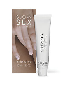 Sleek tube of Bijoux Indiscrets finger play gel with minimalist design