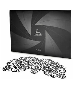 Dalila Decal Eye Mask in glossy black vinyl