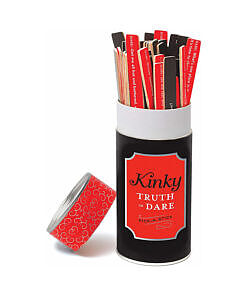 Kinky Truth or Dare Pick-A-Stick Game with 50 racy truth and dare sticks for adults party fun
