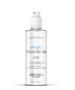 Wicked Simply Timeless Hybrid 4 oz. bottle with clean white and teal label