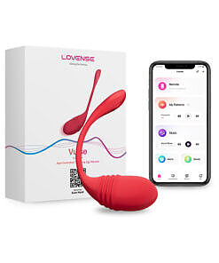Lovense Vulse thrusting and vibrating egg on a soft surface