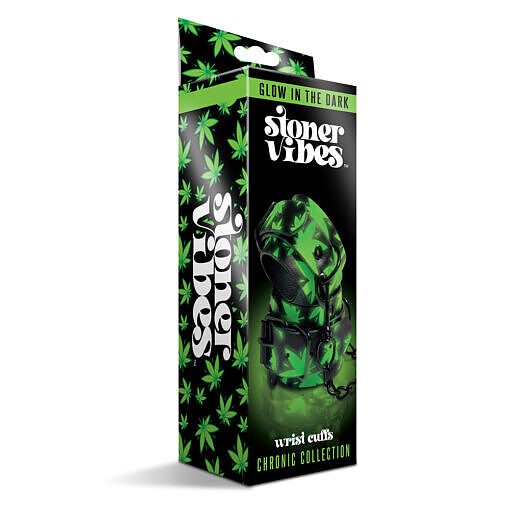 Stoner Vibes Chronic Collection Glow in the Dark Wrist Cuffs - Image 5