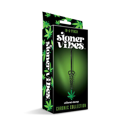 Stoner Vibes Chronic Collection Clitoral Clamp with Chain - Image 5