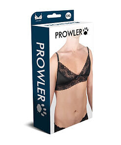 Prowler Lace Bra Black 2XL in black delicate lace