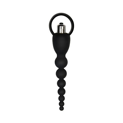 Adam & Eve Vibrating Silicone Anal Beads (Bag Packaging) - Image 2