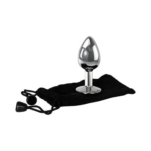Adam & Eve Clear Gem Anal Plug Small - Image 3