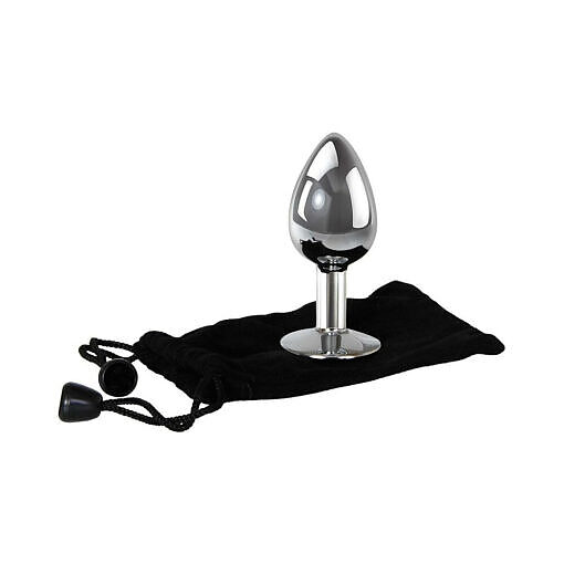Adam & Eve Clear Gem Anal Plug Medium - Image 3