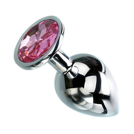 Adam & Eve Pink Gem Anal Plug - Image 3