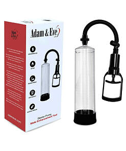 Adam & Eve Starter Pump - beginner penis pump for harder