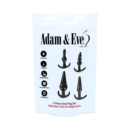 Adam & Eve 4-Piece Anal Plug Kit (Bag) - Image 4