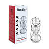 Adam & Eve Triple Chamber Ball Drainer triple chamber masturbator with nub
