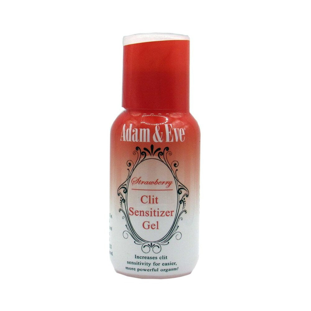 Adam & Eve Strawberry Clit Sensitizer 1 oz. bottle with pink gel