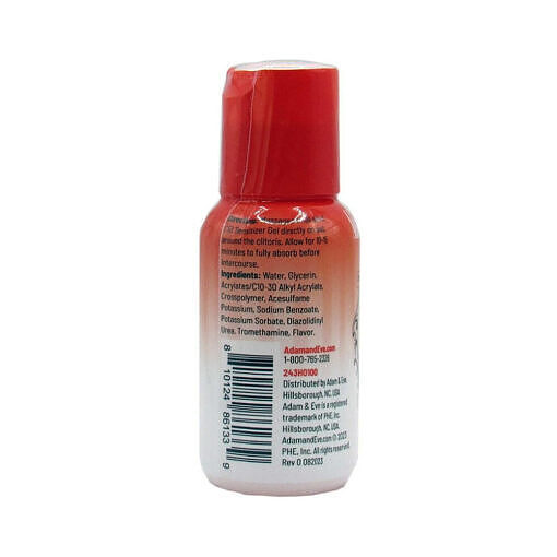 Adam & Eve Strawberry Clit Sensitizer 1 oz. - Image 3