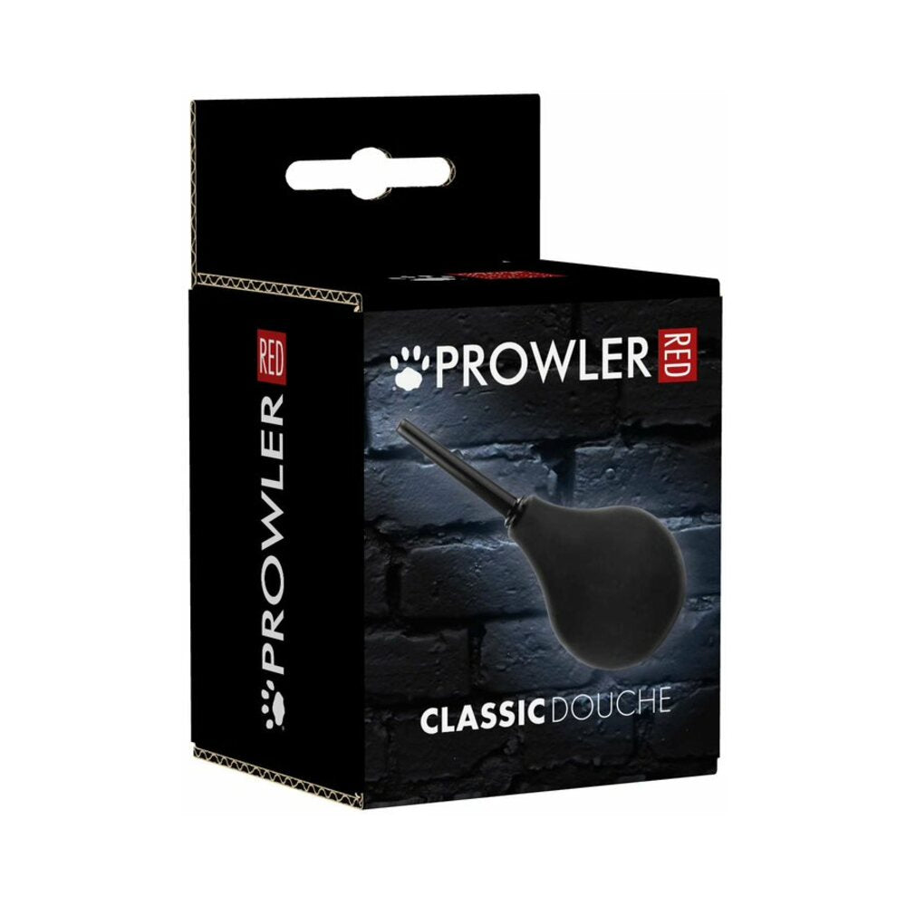 Prowler RED Small Bulb Douche Black with PVC bulb and ABS plastic nozzle