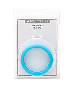 Me You Us Silicone 55mm Ring in black silicone with soft matte finish