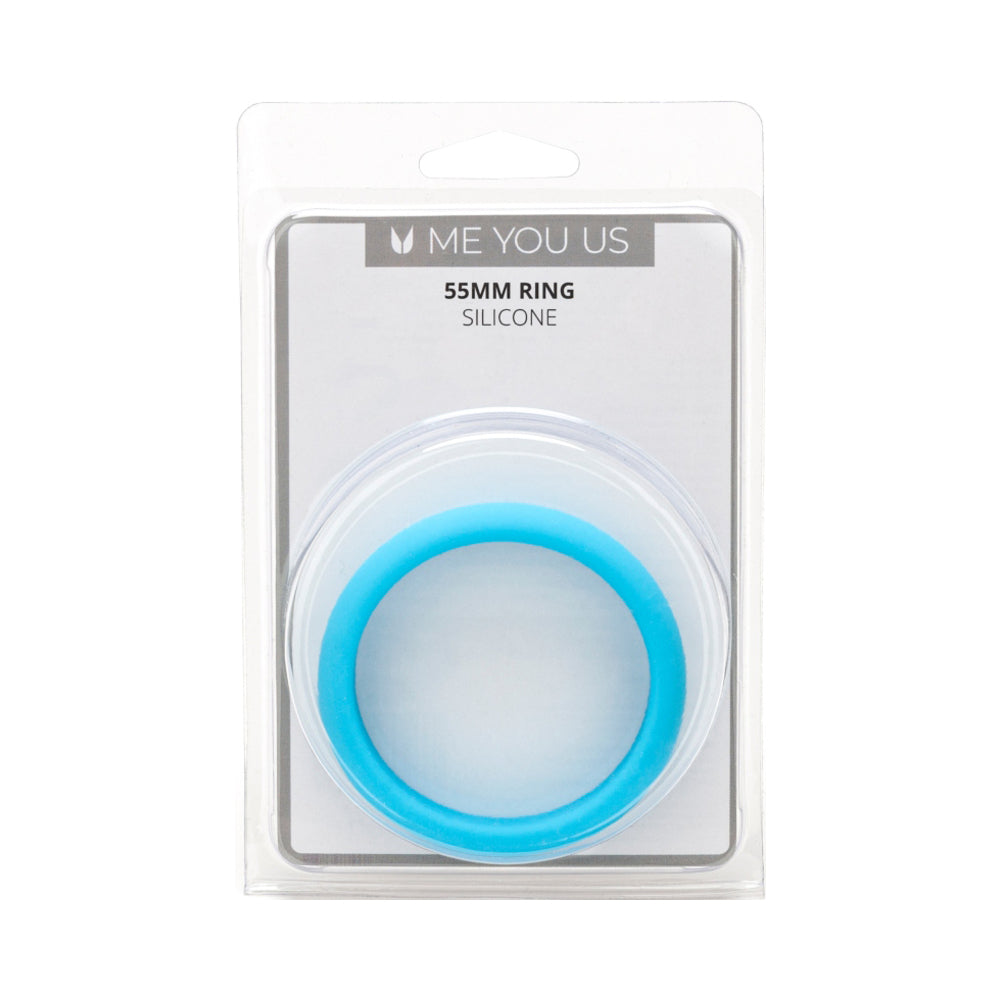 Me You Us Silicone 55mm Ring in black silicone with soft matte finish