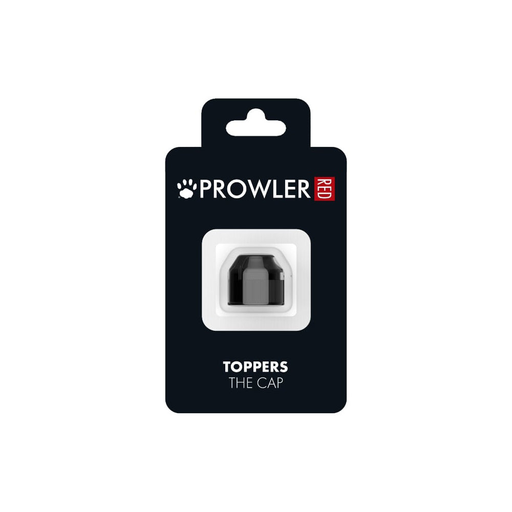Prowler RED Toppers The Cap sealed on a 25ml bottle with black body