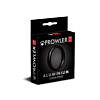 Prowler RED Aluminum Black 50mm Ring resting on a dark surface