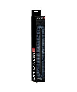 Prowler RED Shower Shot Large anal douche nozzle with ribbed texture and shower attachment