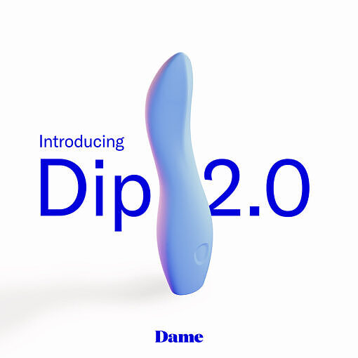 Dame Dip 2.0 Classic Vibrator Periwinkle - Image 4