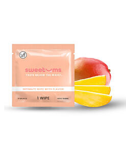Sweetums Intimate Wipes Mango Individual