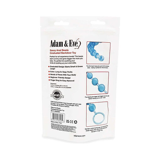 Adam & Eve Sassy Anal Beads (Bag Packaging) - Image 6