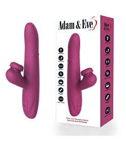 Rose Gold Revolving Rabbit vibrator in rose gold silicone with rabbit ears and rotating shaft