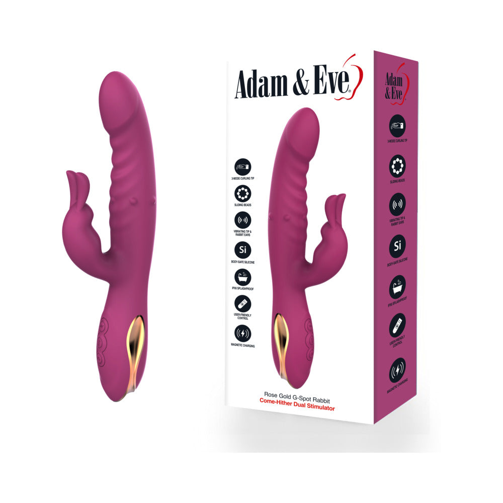 Rose Gold G-Spot Rabbit dual shaft