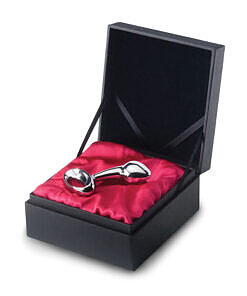 njoy Pure Plug Small stainless steel anal plug with polished mirror finish