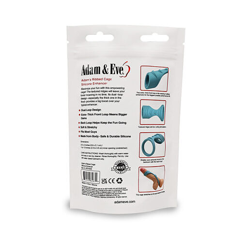 Adam & Eve Adam''s Ridged Cage (Bag Packaging) - Image 8