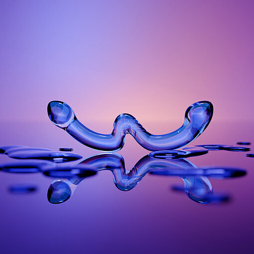 Biird x Wicul OhWii Double-Ended Glass Dildo for G-Spot & P-Spot - Image 4