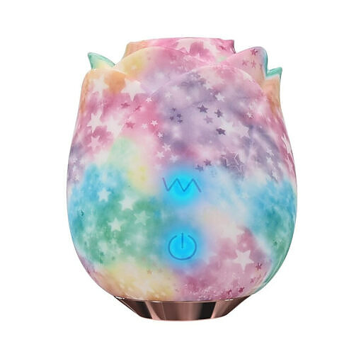 Adam & Eve Eve''s Ravishing Rose Tapping Clitoral Stimulator Rainbow - Image 3