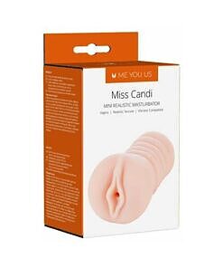 Me You Us Miss Candi Mini Realistic Masturbator Vanilla on a white background