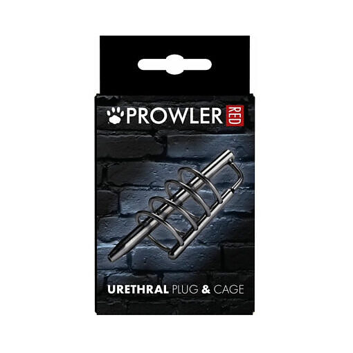 Prowler RED Urethral Plug & Cage Stainless Steel - Image 3