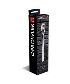 Prowler RED 3 Reel Metal Pinwheel with three stainless steel spiked reels on a dark