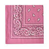Prowler RED Hanky Light Pink handkerchief lying flat