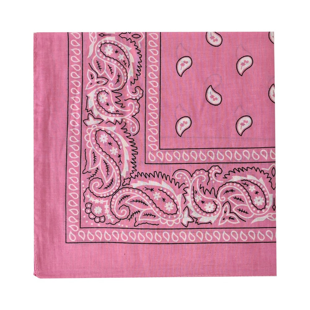 Prowler RED Hanky Light Pink handkerchief lying flat