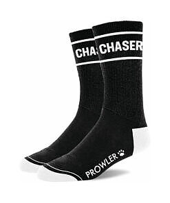 Prowler RED Chaser Socks in crew length with moisture-wicking fabric