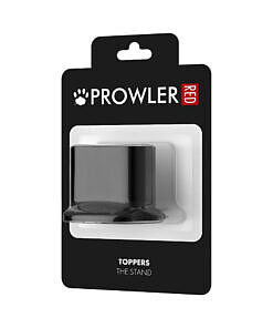 Prowler RED Toppers The Stand 1 fl oz spray bottle with red accents and fine mist nozzle on a dark surface.