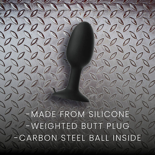 Prowler RED Weighted Butt Plug Black Medium - Image 3