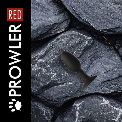 Prowler RED Weighted Butt Plug Black Medium - Image 4