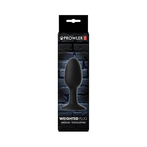 Prowler RED Weighted Butt Plug Black Medium - Image 5