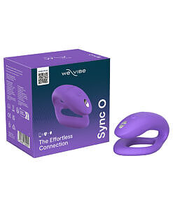 Light Purple We-Vibe Sync O couples vibrator showing the flexible O-shaped inner arm against a clean white background.
