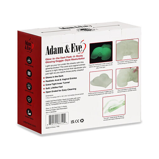 Adam & Eve Glow-in-the-Dark Peek-A-Booty - Image 9