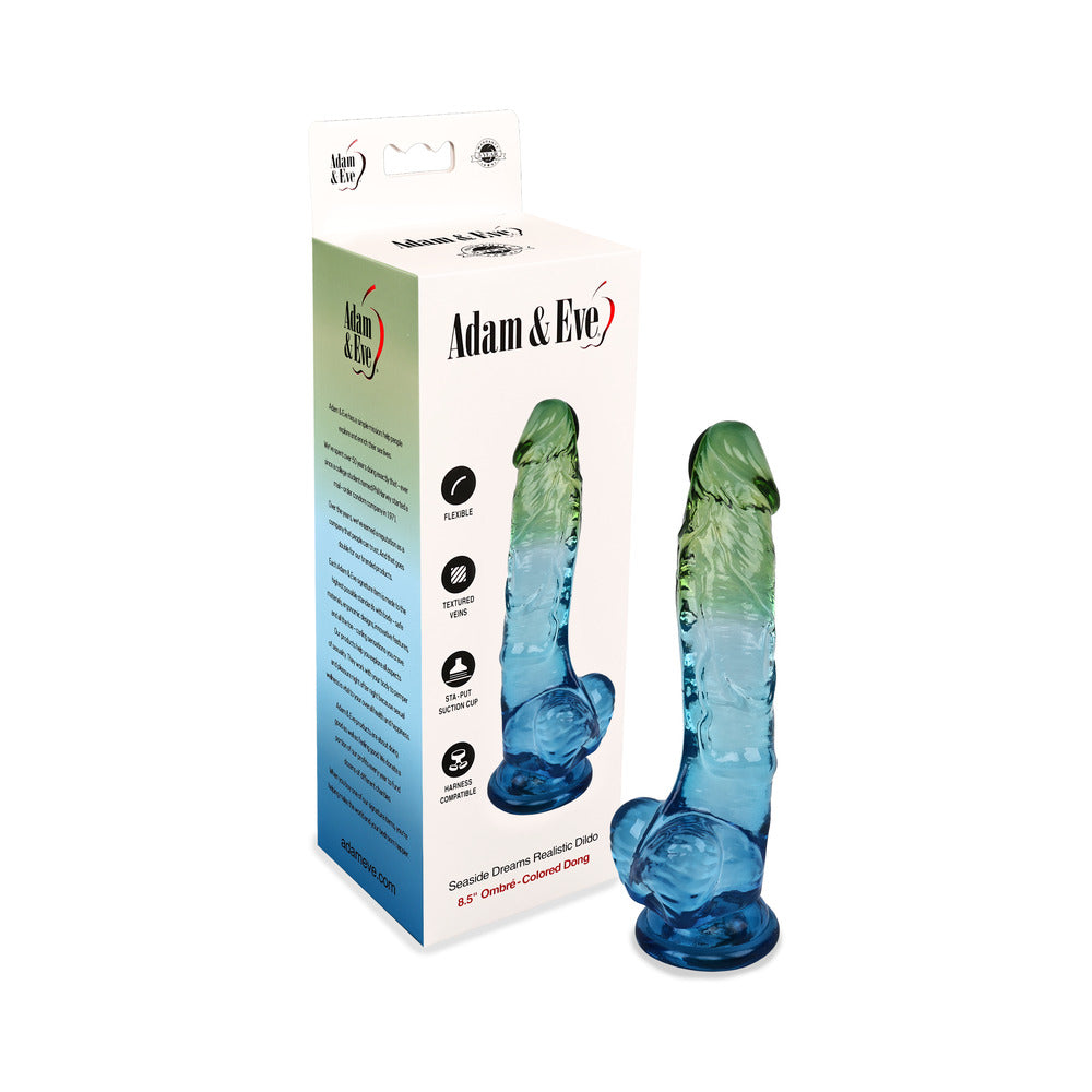Adam & Eve Seaside Dreams Realistic Dildo 8.5 inch